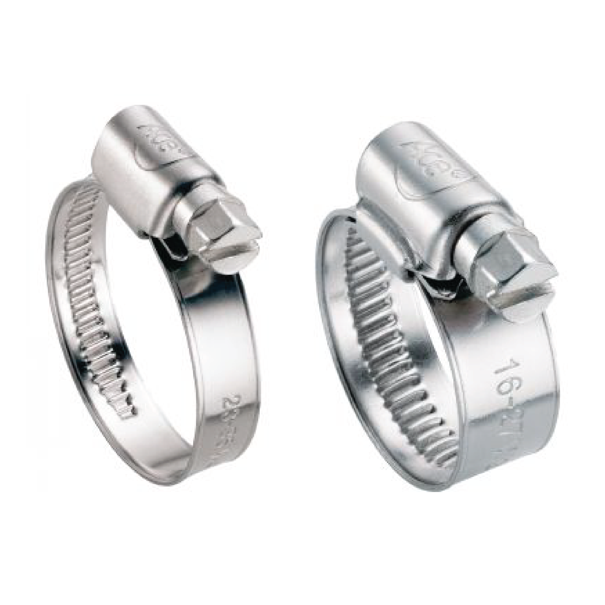 WORM DRIVE HOSE CLIPS NON PERFORATED BAND 5, 9 & 12MM